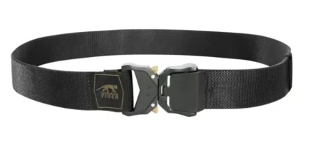 חגורה אלסטית עם אבזם מתכת לשחרור מהיר TT QR Stretchbelt 38 mm  שחור